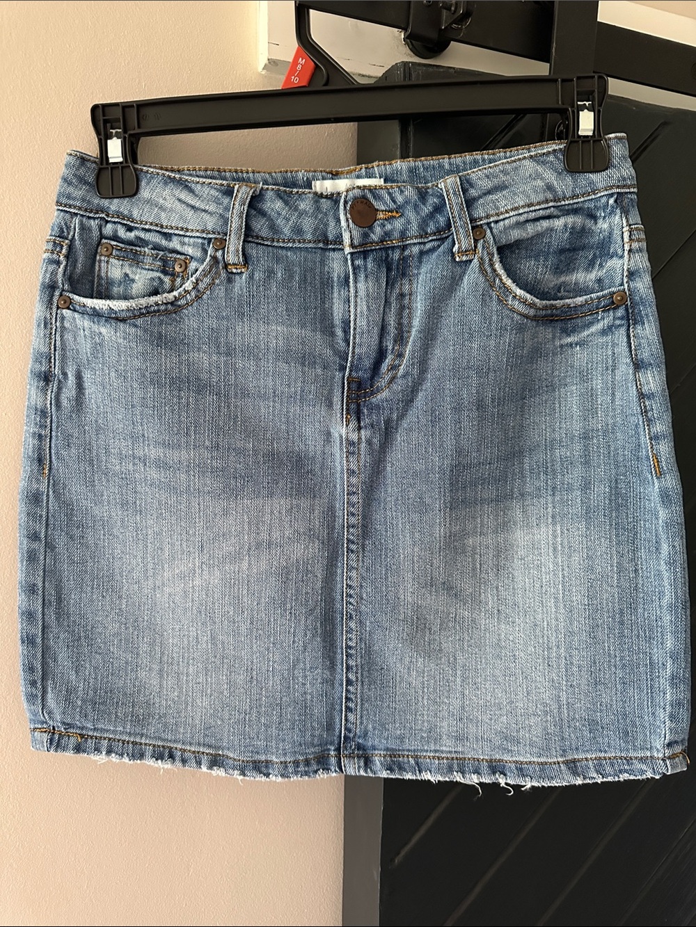 Women’s Light Blue Denim Mini Skirt - Classic Casual